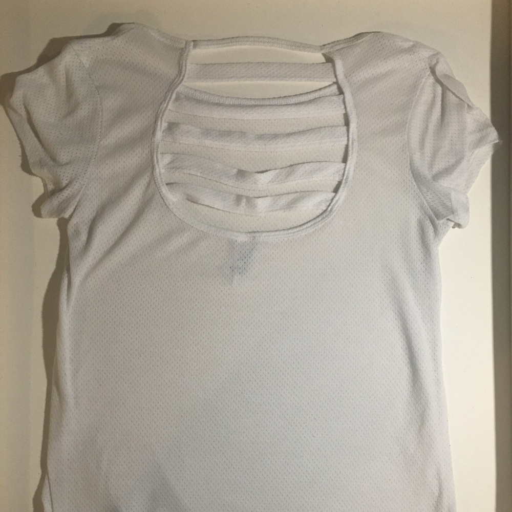 Athletic white shirt